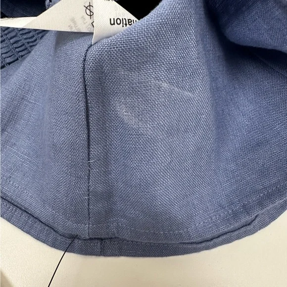 Reformation Overland Linen Top Viola - Picture 7 of 10